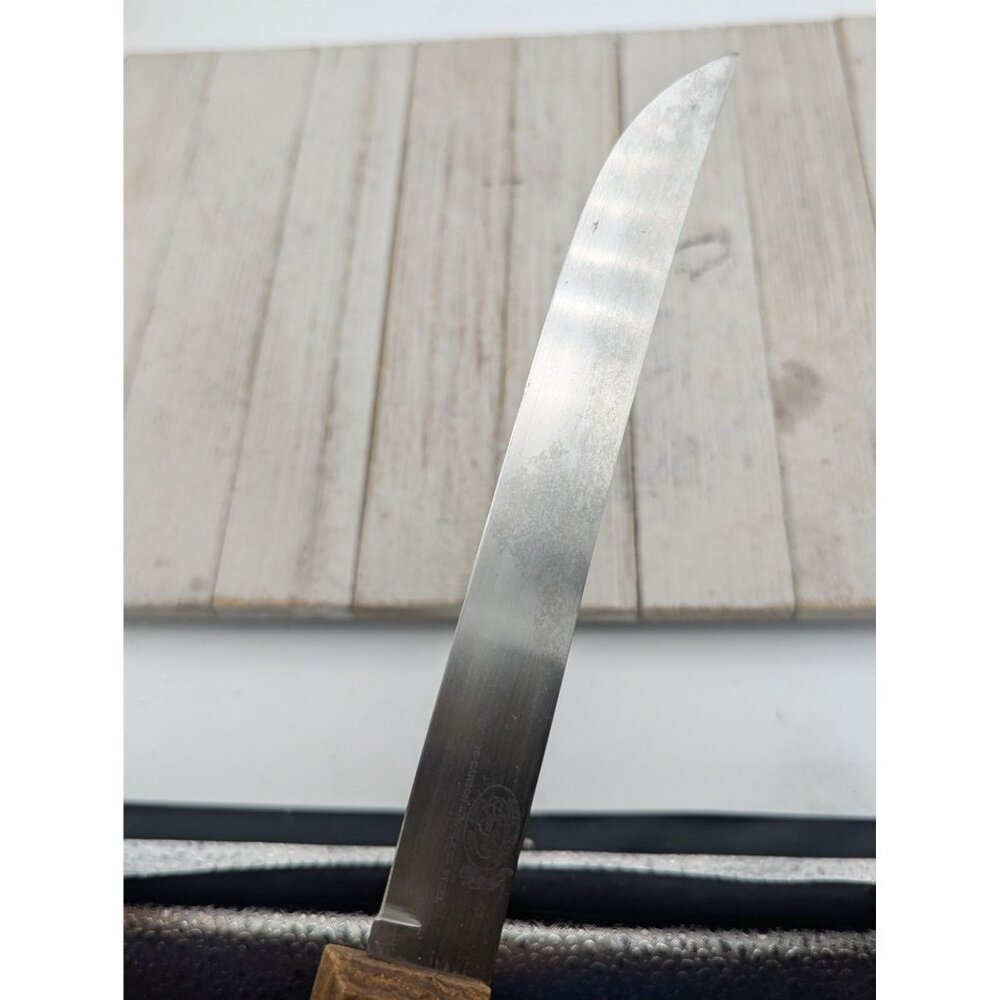 Vintage Carvel Hall Carver Knife HI Carbon Stainless Steel 7-3/4" Blade 13-1/4" - Picture 6 of 14